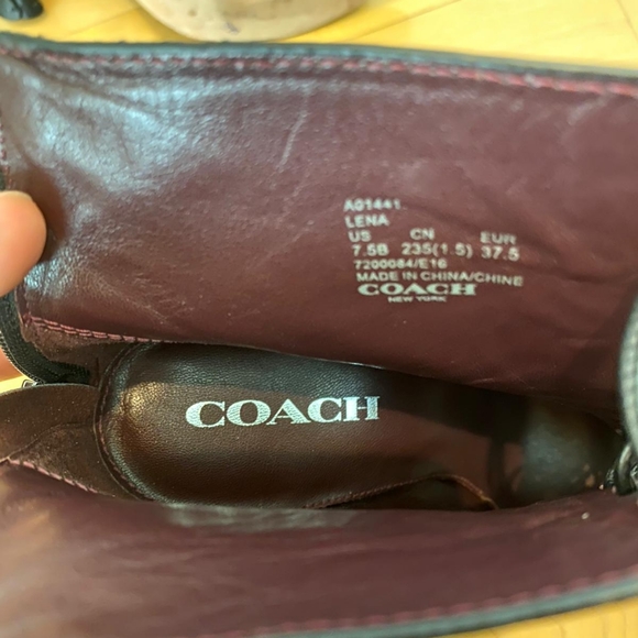 Coach Leather Heels - Picture 5 of 8